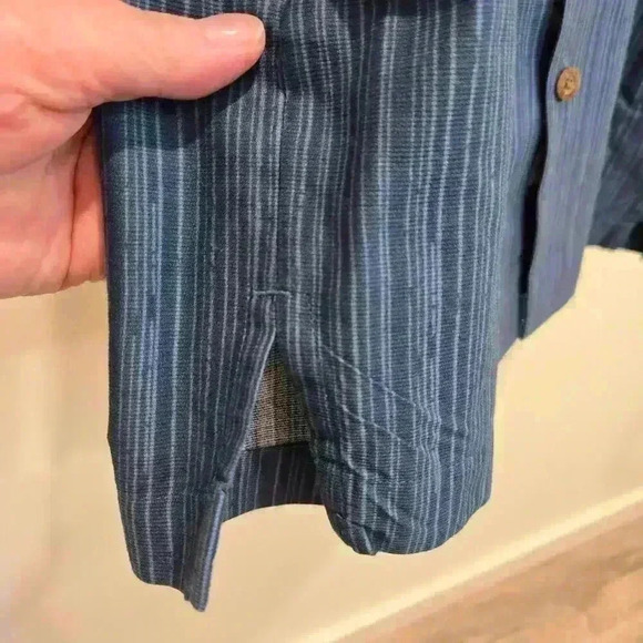 Guy Harvey AFTCO Bluewater Short Sleeve Button-up Hawaiian Shirt Men's Sz L - Picture 8 of 12